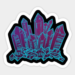 Crystals Sticker